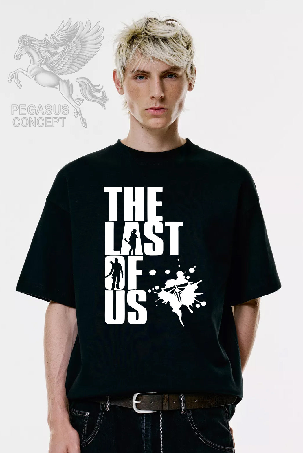 Μπλούζα μακό Premium ποιότητας σε χρώμα μαύρο με τύπωμα The Last of Us