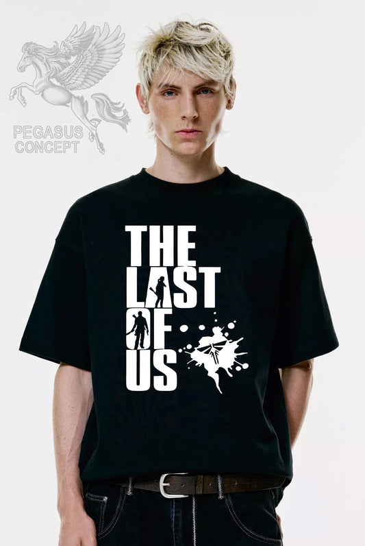 Μπλούζα μακό Premium ποιότητας σε χρώμα μαύρο με τύπωμα The Last of Us