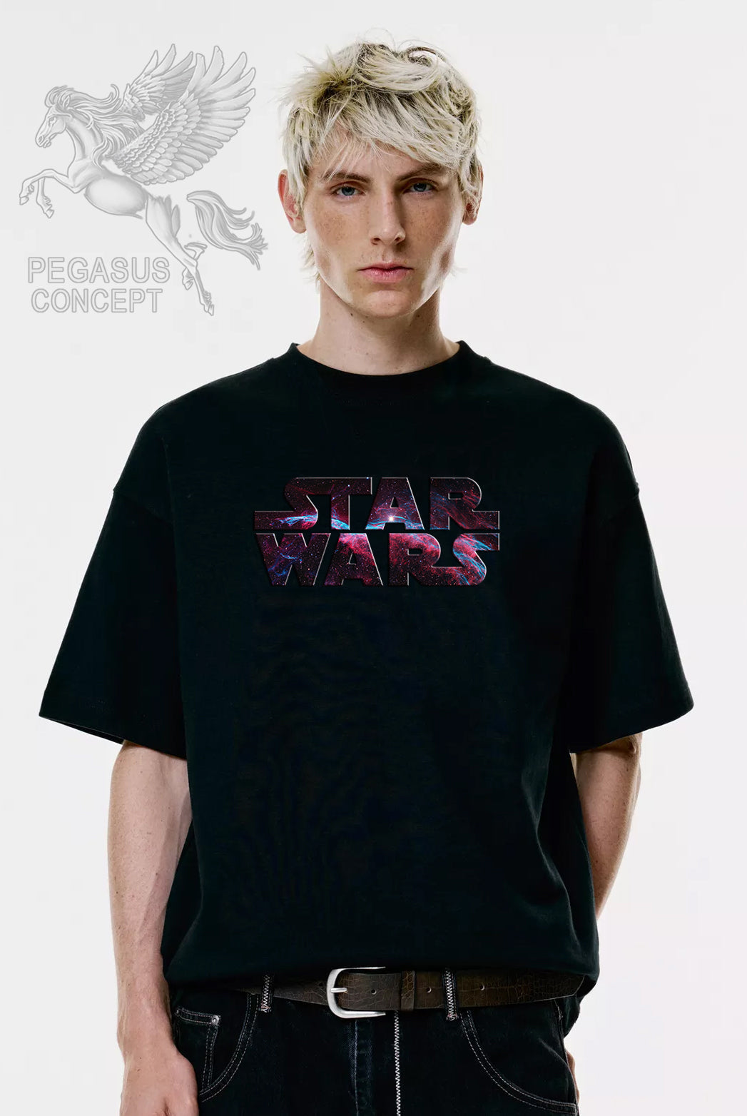 Μπλούζα μακό Premium ποιότητας σε χρώμα μαύρο με τύπωμα Star Wars