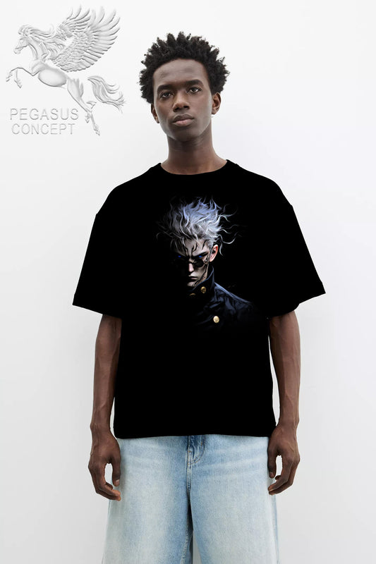 Μπλούζα μακό Premium ποιότητας σε χρώμα μαύρο με τύπωμα Naruto