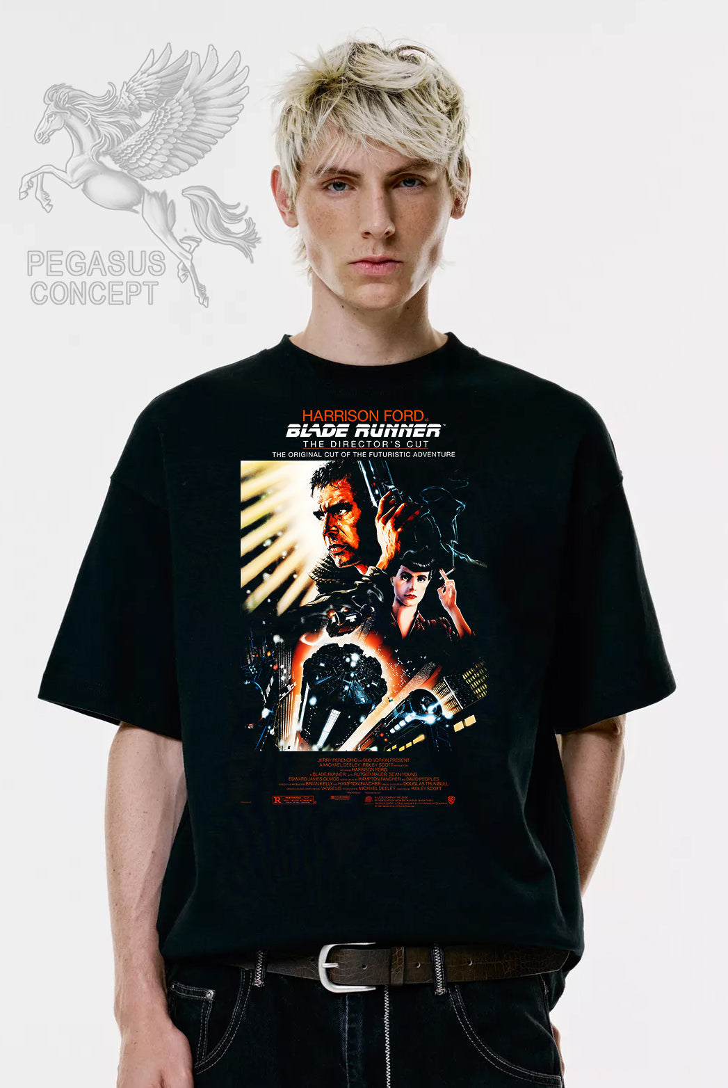 Μπλούζα μακό Premium ποιότητας σε χρώμα μαύρο με τύπωμα Blade Runner