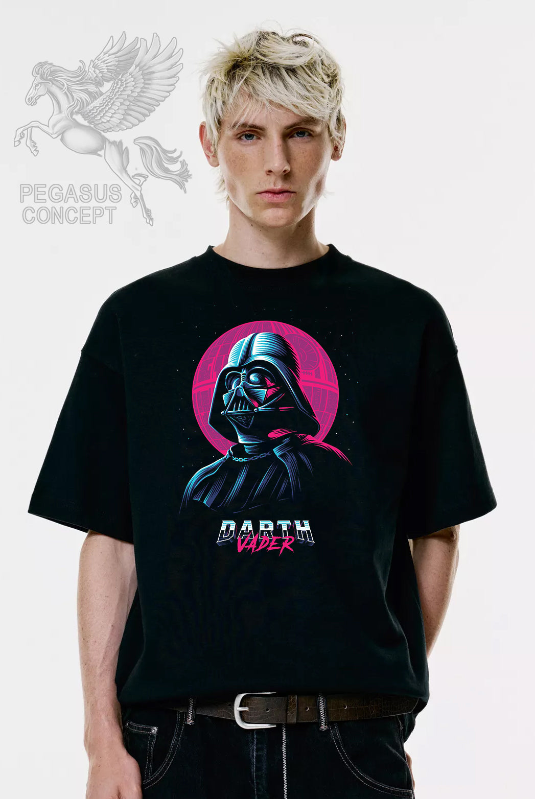 Μπλούζα μακό Premium ποιότητας σε χρώμα μαύρο με τύπωμα Star Wars Darth Vade