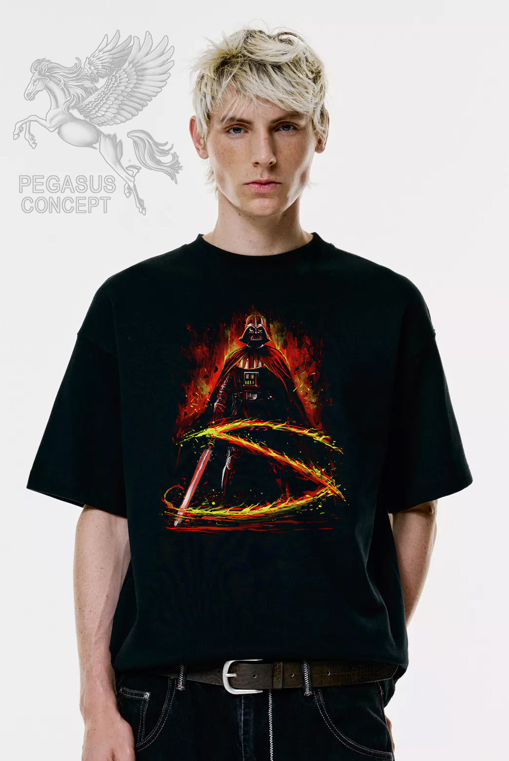 Μπλούζα μακό Premium ποιότητας σε χρώμα μαύρο με τύπωμα Star Wars Darth Vader