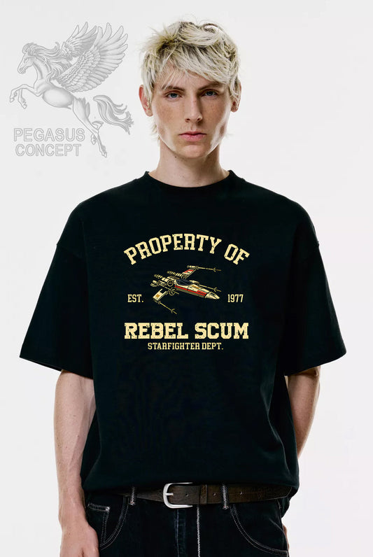 Μπλούζα μακό Premium ποιότητας σε χρώμα μαύρο με τύπωμα Starn Wars X-Wing