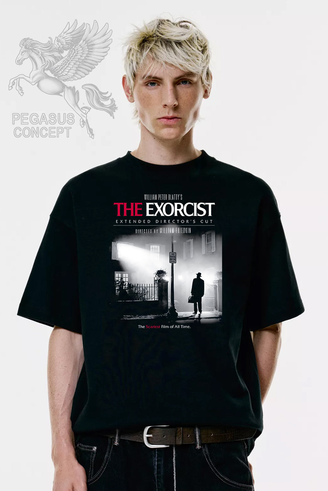 Μπλούζα μακό Premium ποιότητας σε χρώμα μαύρο με τύπωμα The Exorcist