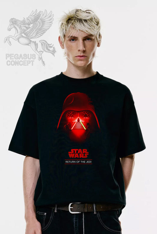 Μπλούζα μακό Premium ποιότητας σε χρώμα μαύρο με τύπωμα Star Wars Darth Vader