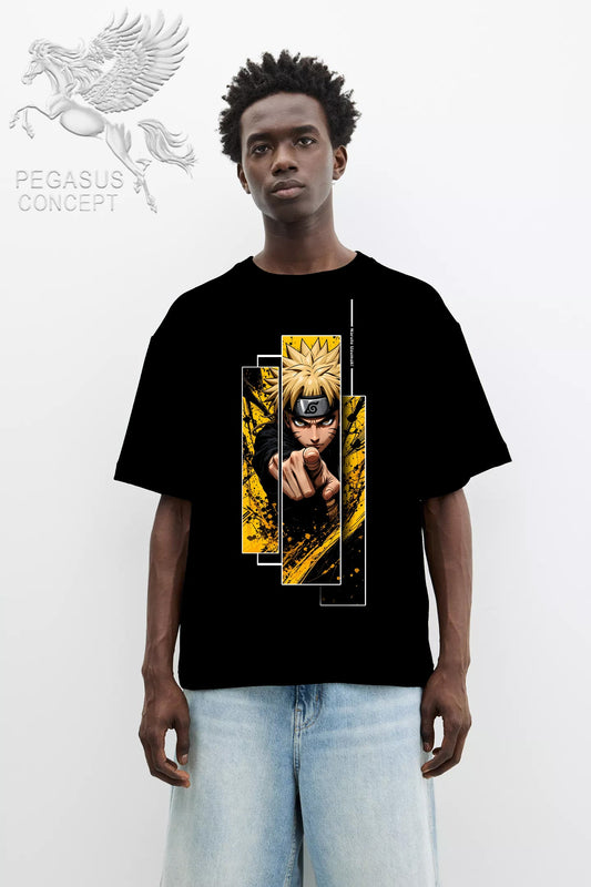 Μπλούζα μακό Premium ποιότητας σε χρώμα μαύρο με τύπωμα One Piece