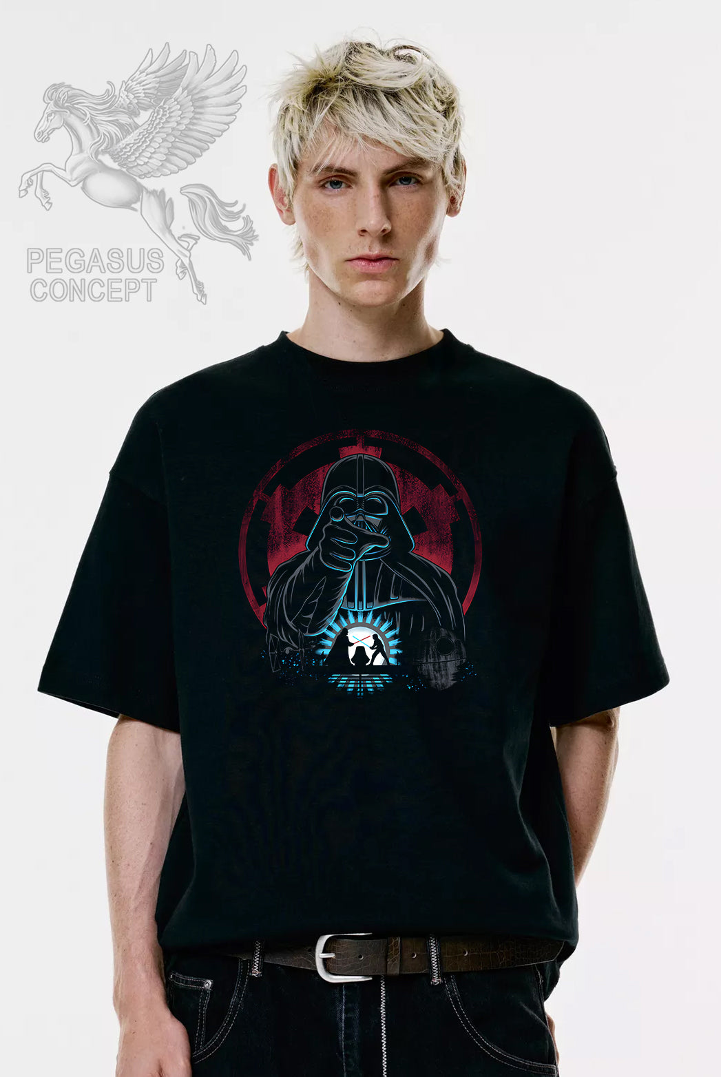 Μπλούζα μακό Premium ποιότητας σε χρώμα μαύρο με τύπωμα Star Wars Darth Vader