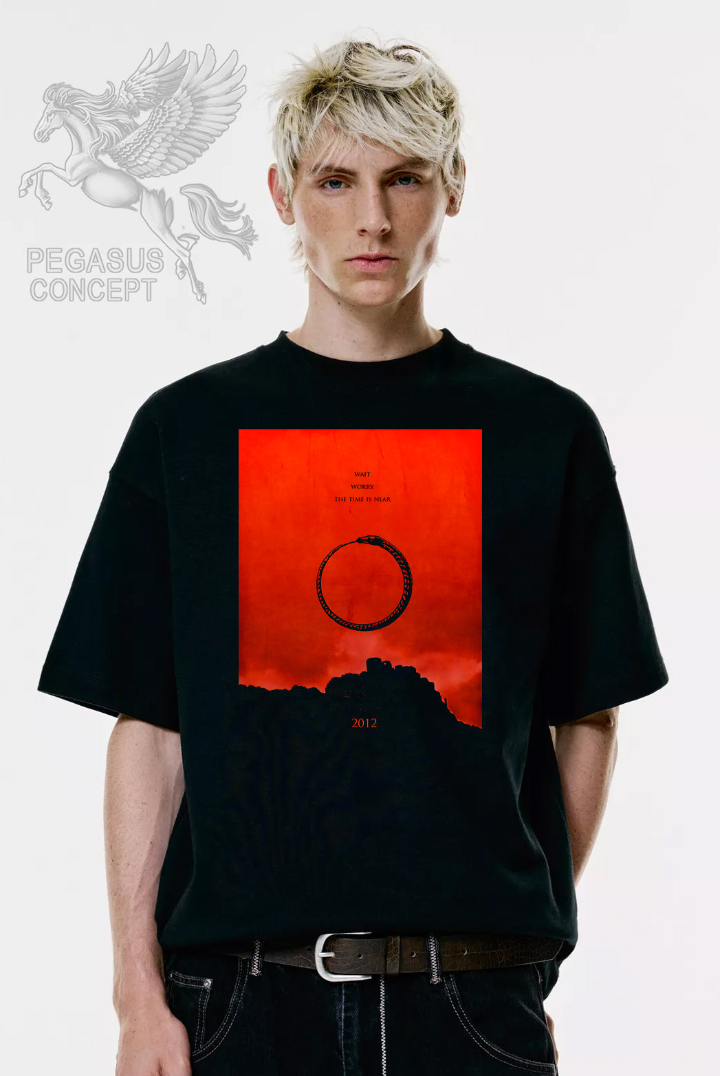 Μπλούζα μακό Premium ποιότητας σε χρώμα μαύρο με τύπωμα 2012