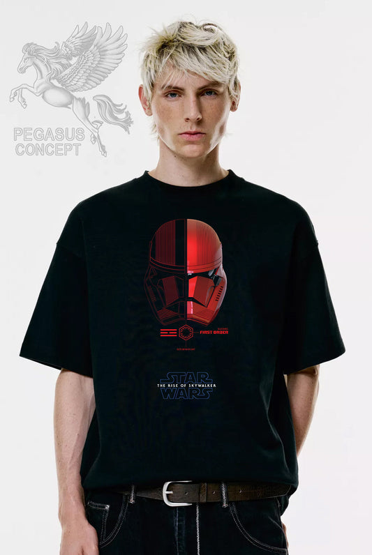 Μπλούζα μακό Premium ποιότητας σε χρώμα μαύρο με τύπωμα Star Wars - Storm Trooper