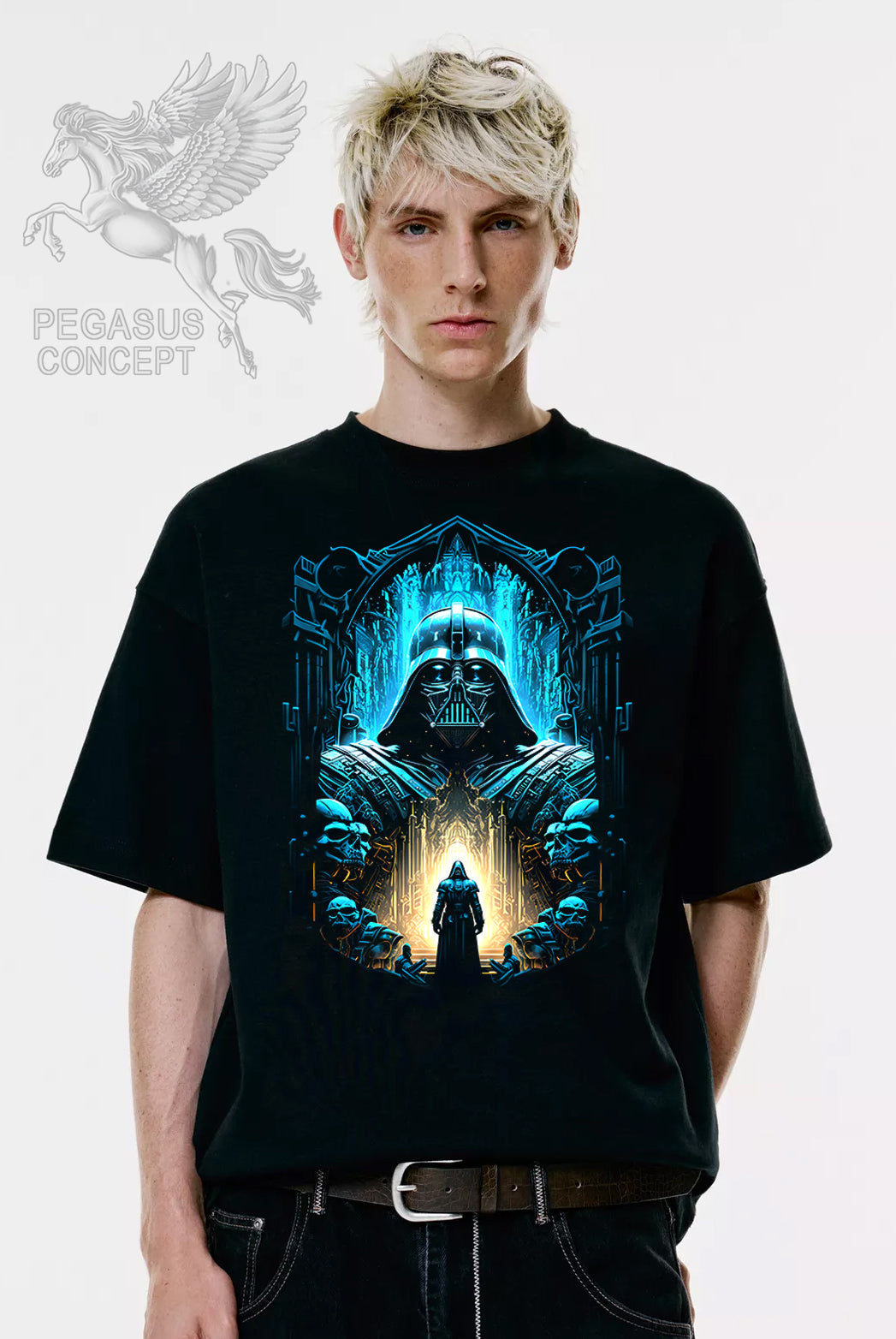 Μπλούζα μακό Premium ποιότητας σε χρώμα μαύρο με τύπωμα Star Wars Darth Vader