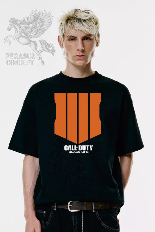 Μπλούζα μακό Premium ποιότητας σε χρώμα μαύρο με τύπωμα Call of Duty