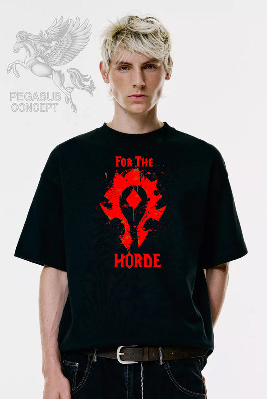 Μπλούζα μακό Premium ποιότητας σε χρώμα μαύρο με τύπωμα World of Warcraft