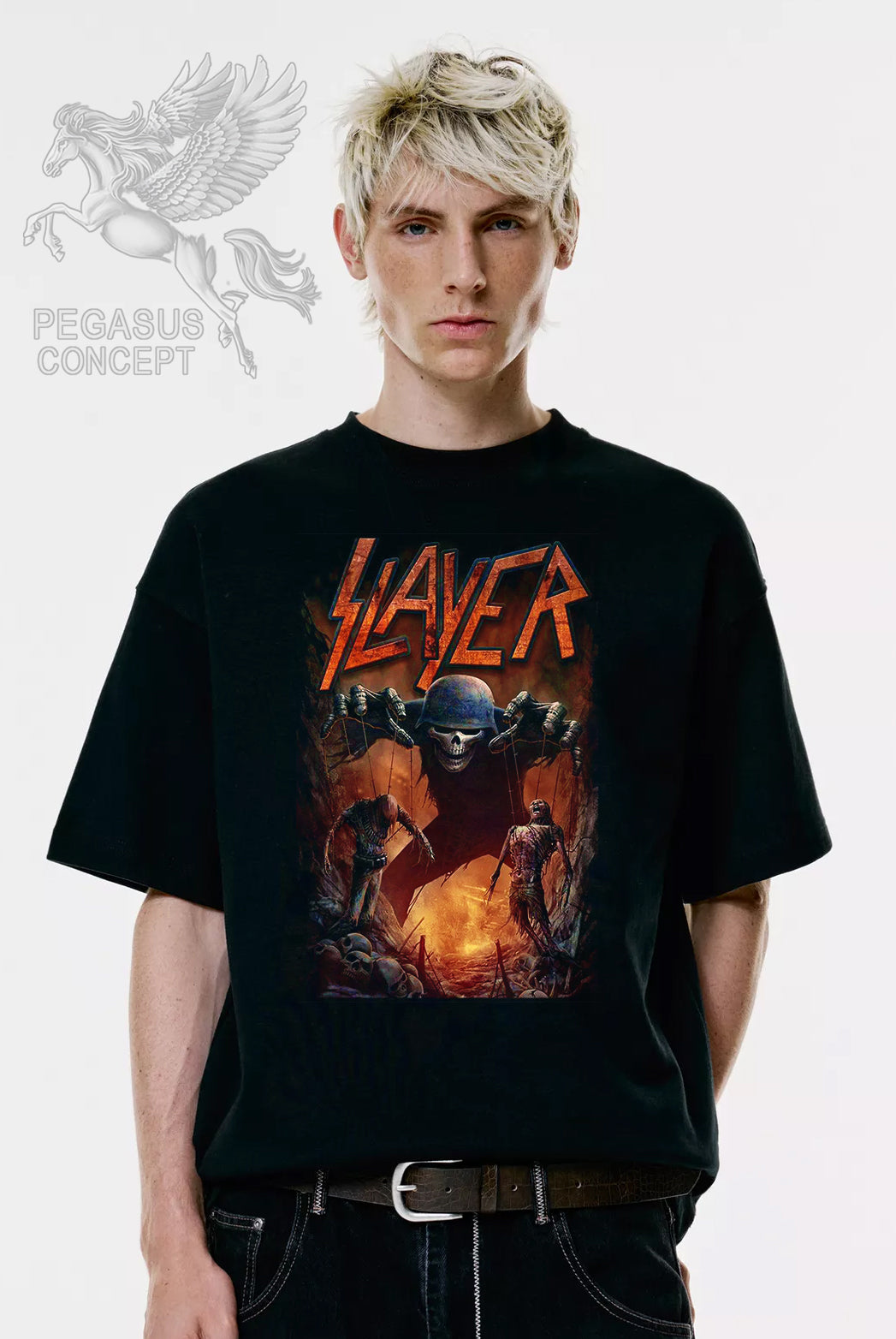 Μπλούζα μακό Premium ποιότητας σε χρώμα μαύρο με τύπωμα Salyer