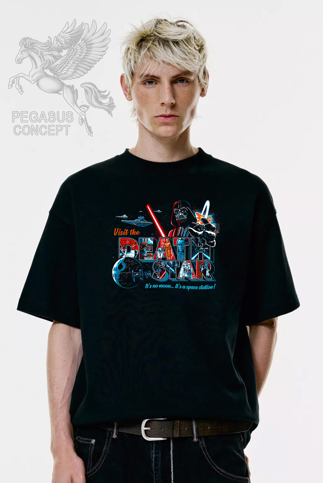 Μπλούζα μακό Premium ποιότητας σε χρώμα μαύρο με τύπωμα Star Wars Darth Vader