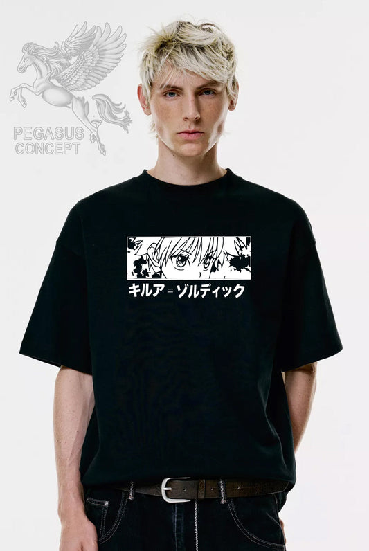 Μπλούζα μακό Premium ποιότητας σε χρώμα μαύρο με τύπωμα  Anime