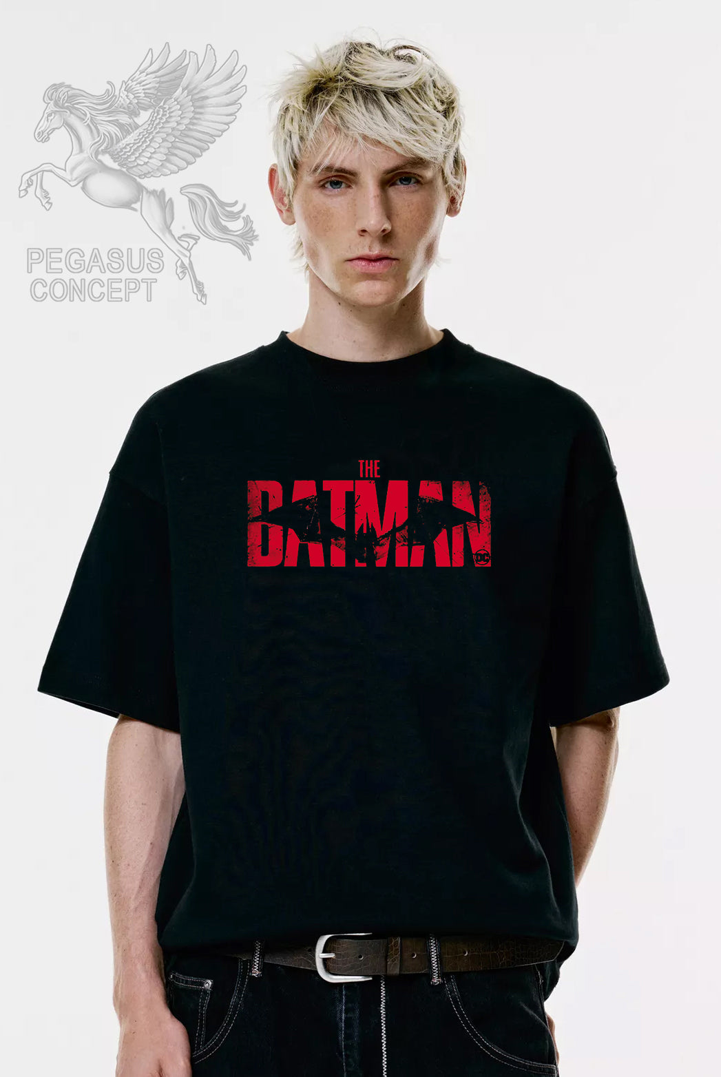 Μπλούζα μακό Premium ποιότητας σε χρώμα μαύρο με τύπωμα Batman