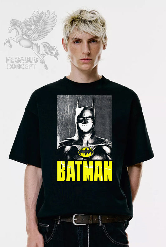 Μπλούζα μακό Premium ποιότητας σε χρώμα μαύρο με τύπωμα Batman