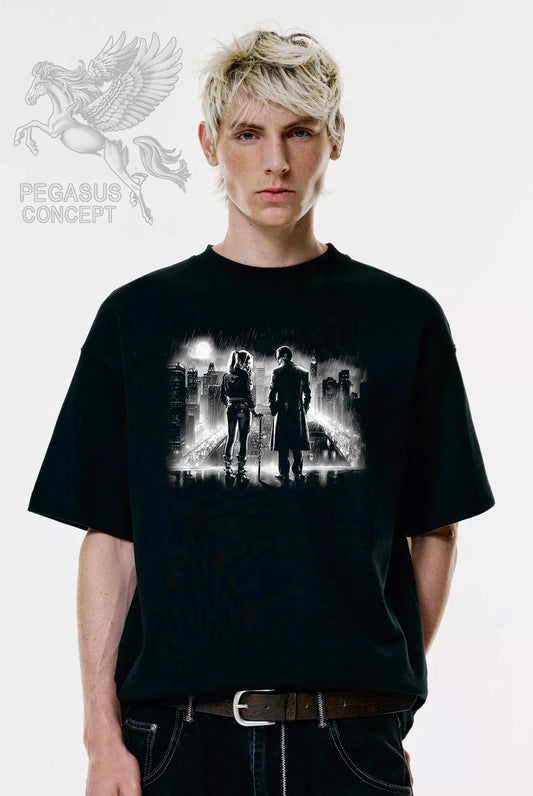 Μπλούζα μακό Premium ποιότητας σε χρώμα μαύρο με τύπωμα Spiderman