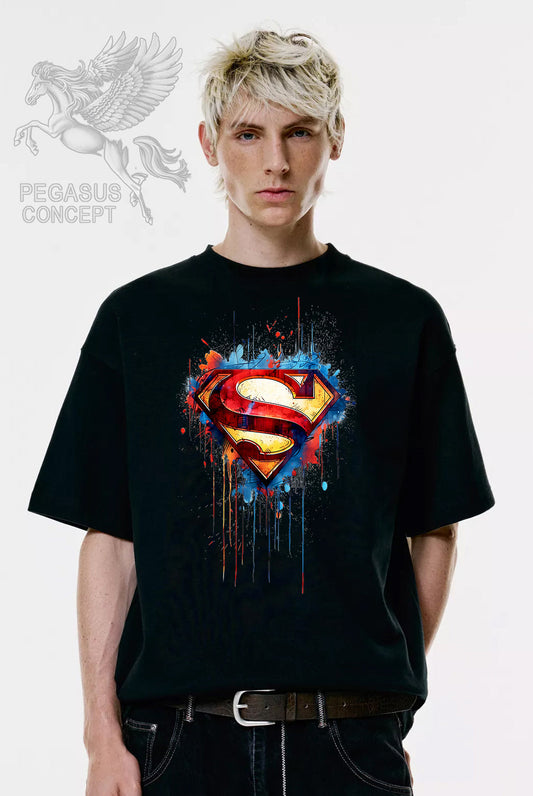 Μπλούζα μακό Premium ποιότητας σε χρώμα μαύρο με τύπωμα Spiderman