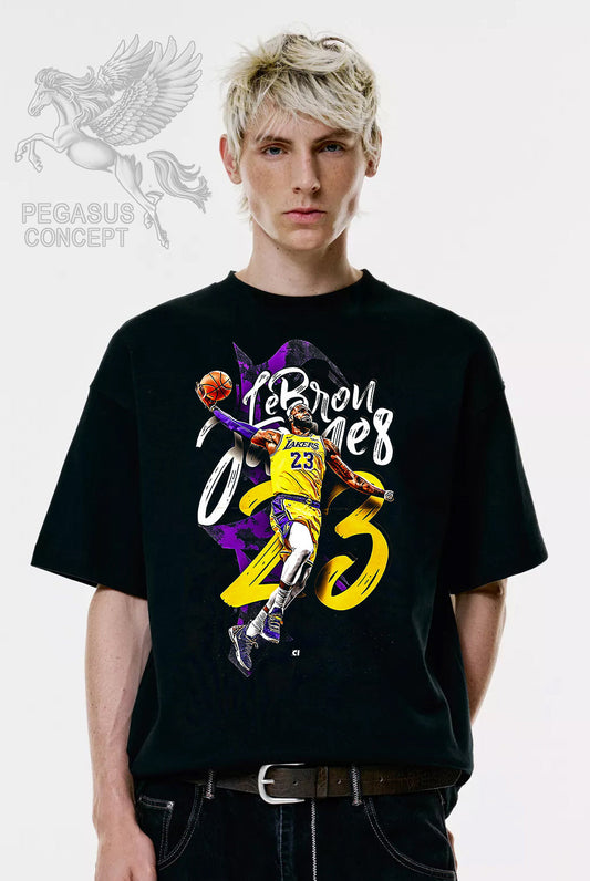 Μπλούζα μακό Premium ποιότητας σε χρώμα μαύρο με τύπωμα Kobe Bryant