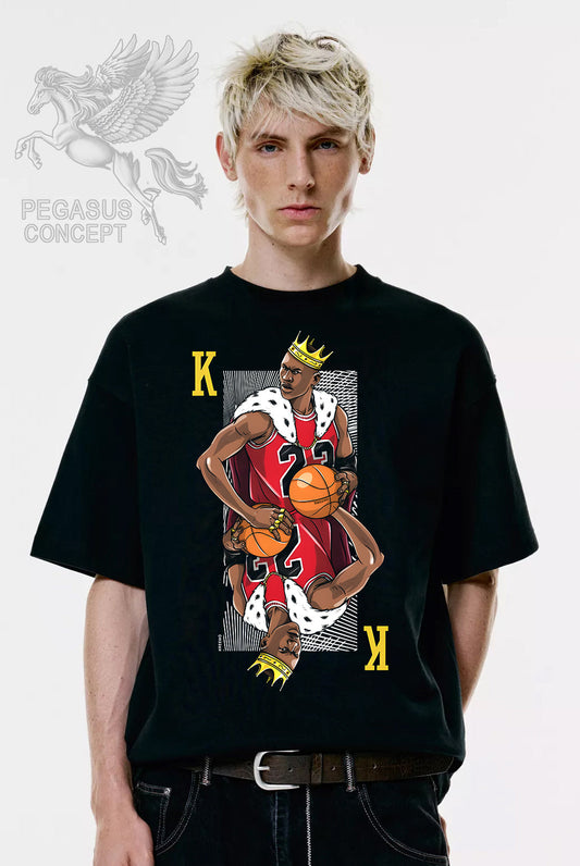 Μπλούζα μακό Premium ποιότητας σε χρώμα μαύρο με τύπωμα Michael Jackson