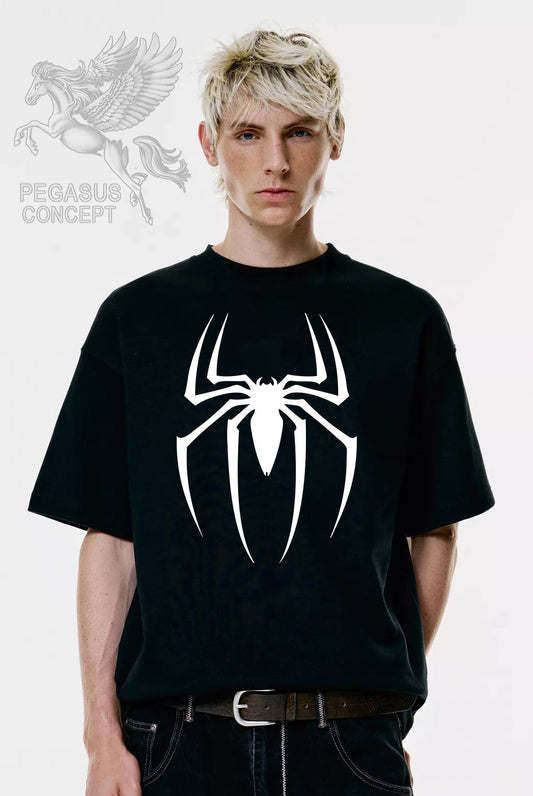 Μπλούζα μακό Premium ποιότητας σε χρώμα μαύρο με τύπωμα Spiderman