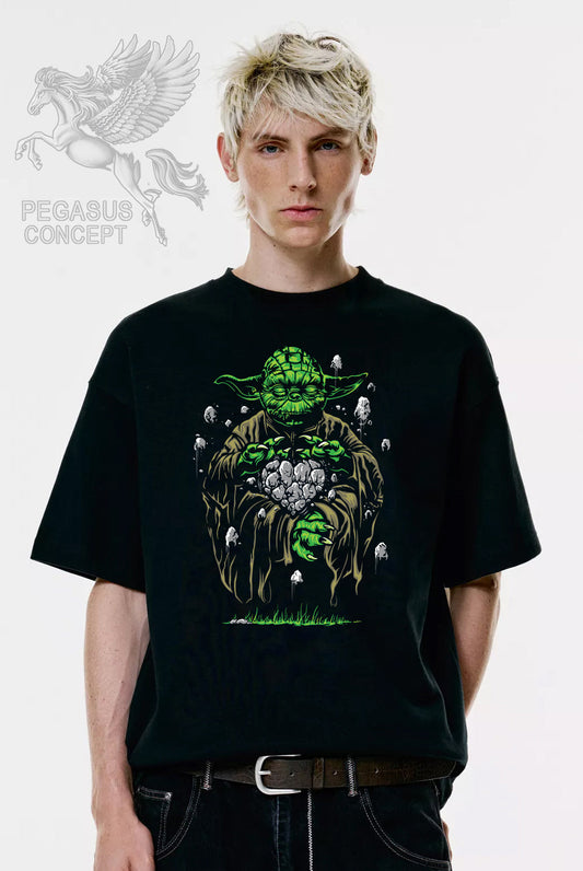 Μπλούζα μακό Premium ποιότητας σε χρώμα μαύρο με τύπωμα Joda