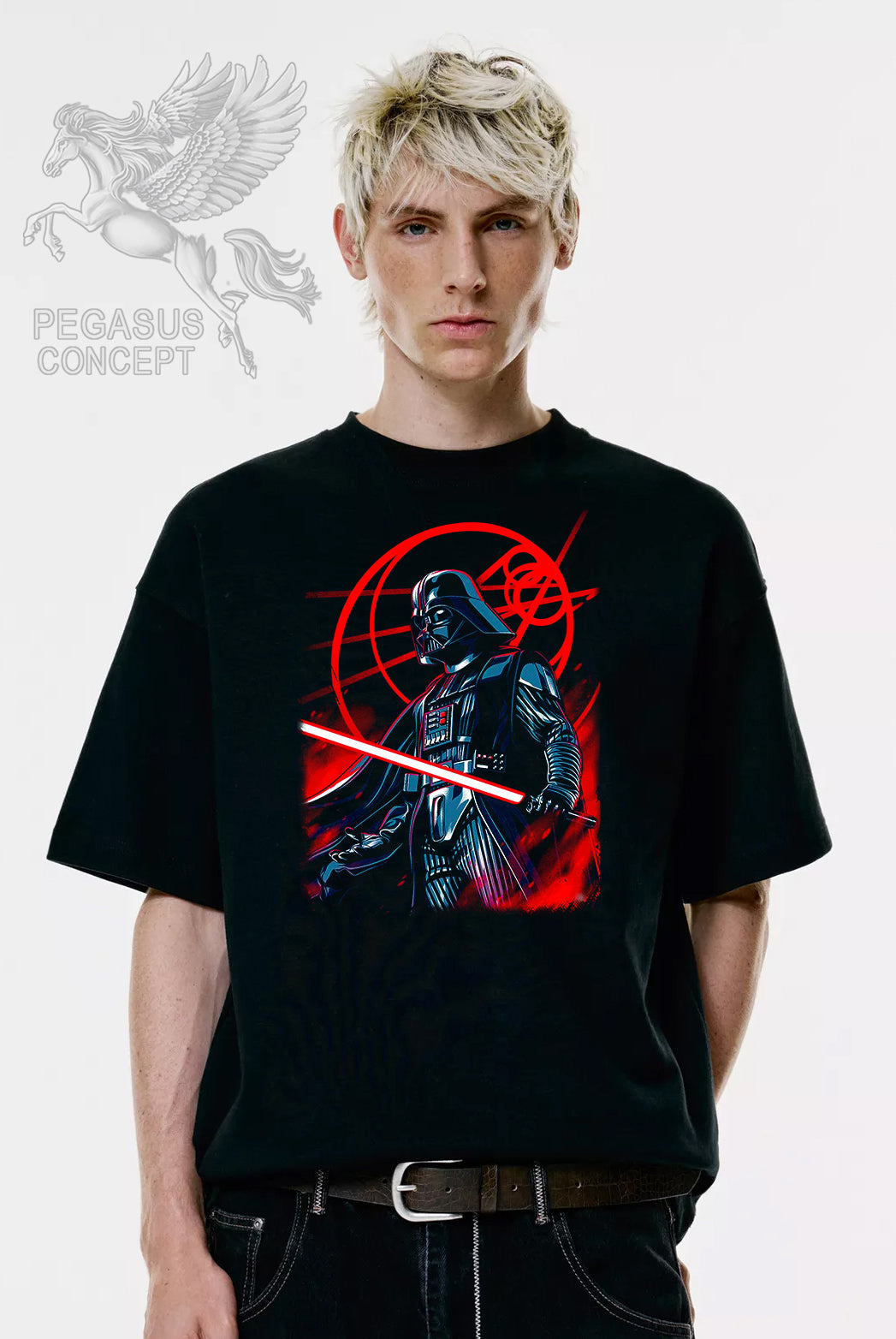 Μπλούζα μακό Premium ποιότητας σε χρώμα μαύρο με τύπωμα Star Wars Darth Vader