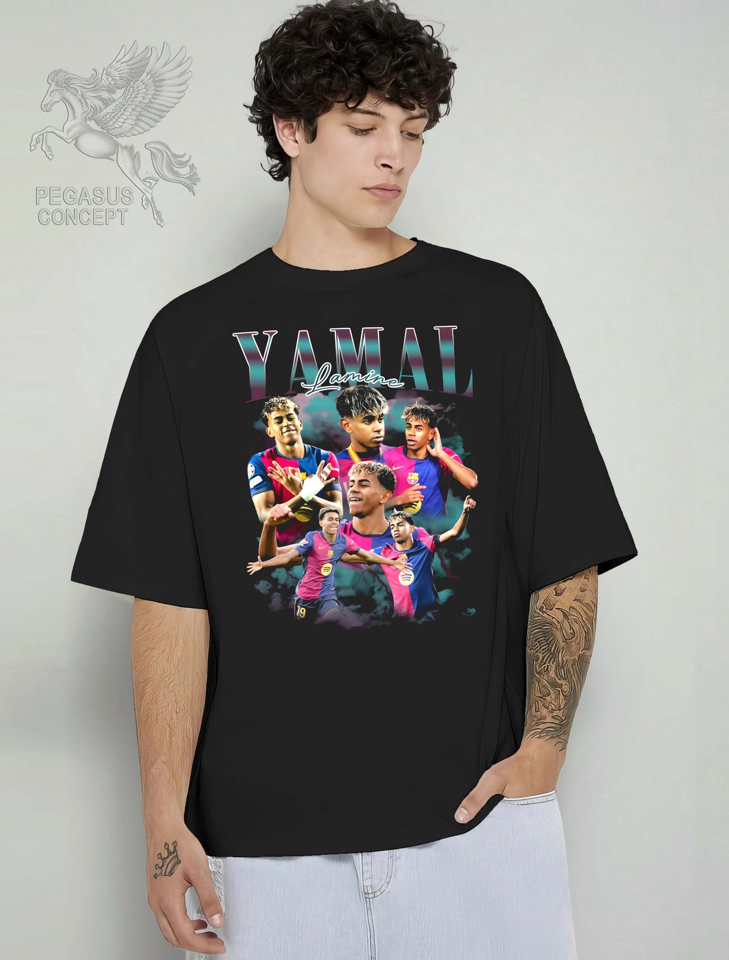 Μπλούζα μακό Premium ποιότητας σε χρώμα μαύρο με τύπωμα Yamal