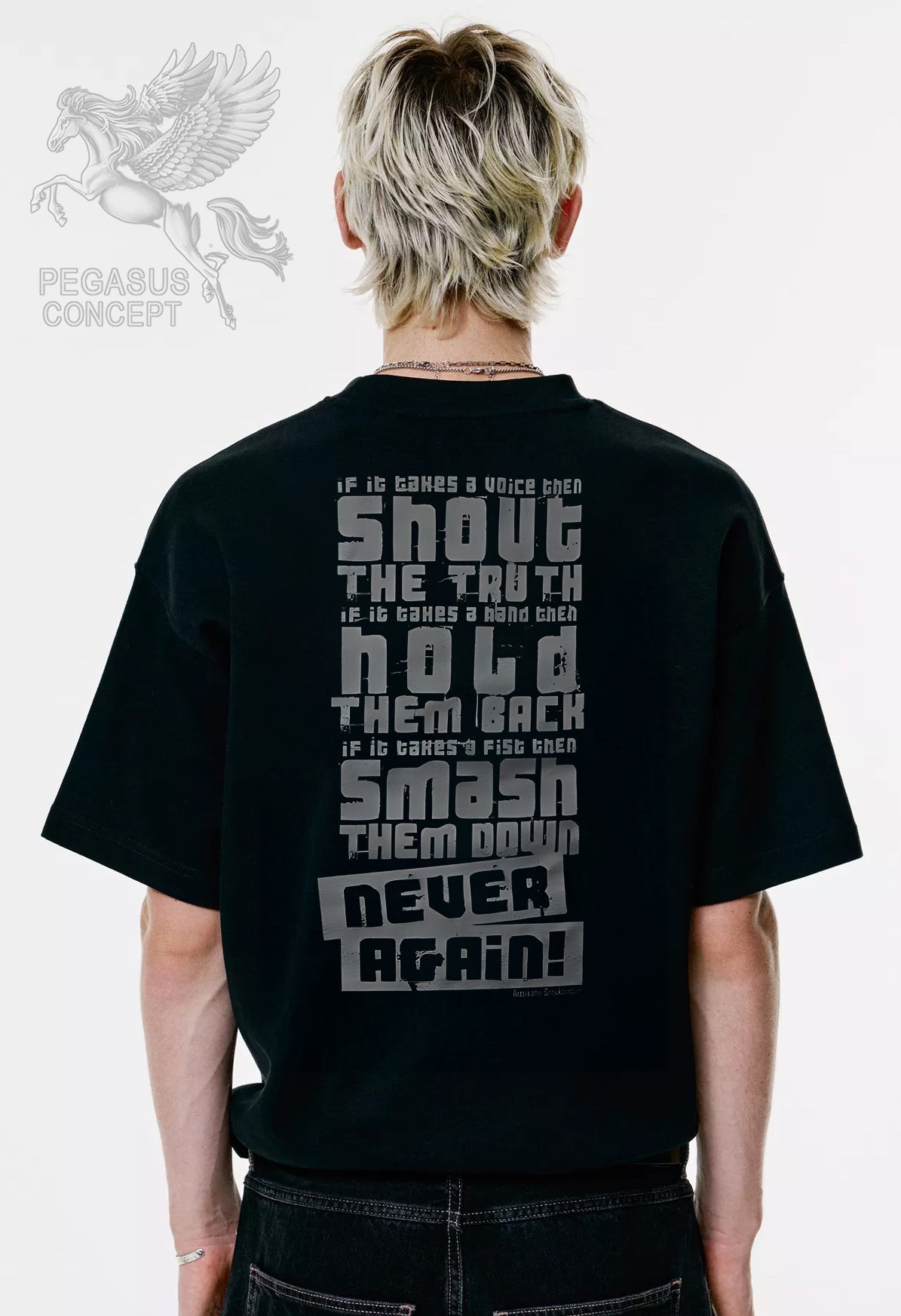 Μπλούζα μακό Premium ποιότητας σε χρώμα μαύρο με τύπωμα St.Pauli