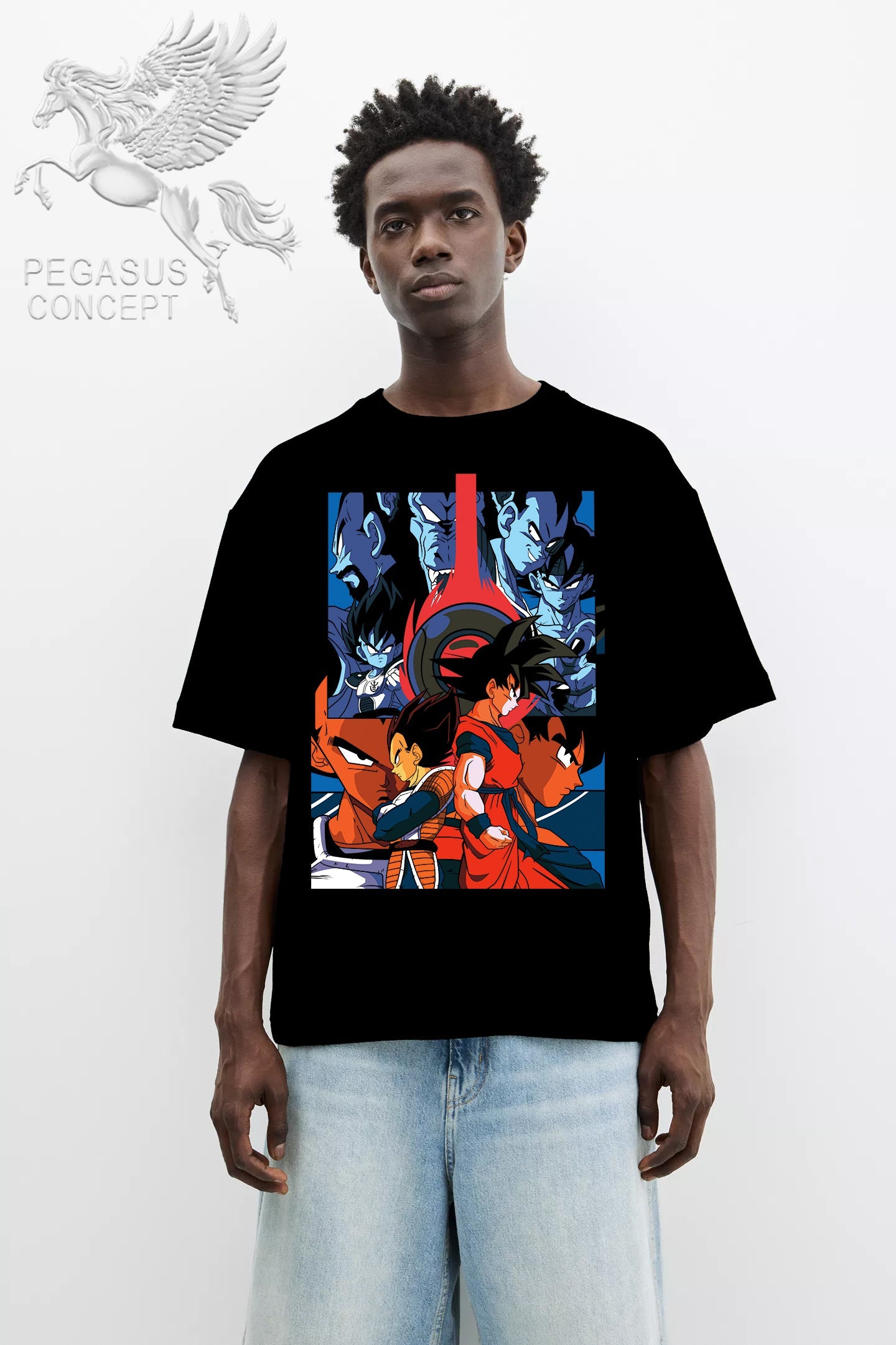 Μπλούζα μακό Premium ποιότητας σε χρώμα μαύρο με τύπωμα Sailor Moon