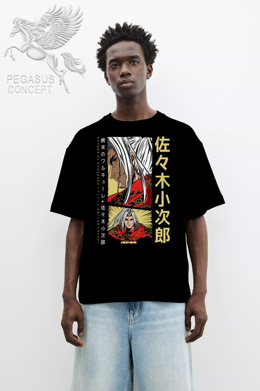 Μπλούζα μακό Premium ποιότητας σε χρώμα μαύρο με τύπωμα Tokyo Gaul