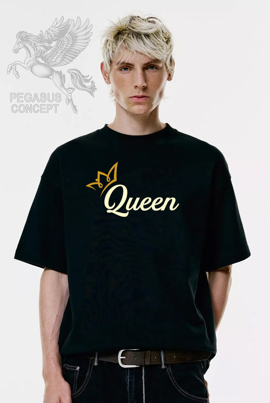 Μπλούζα μακό Premium ποιότητας σε χρώμα μαύρο με τύπωμα Urban Queen