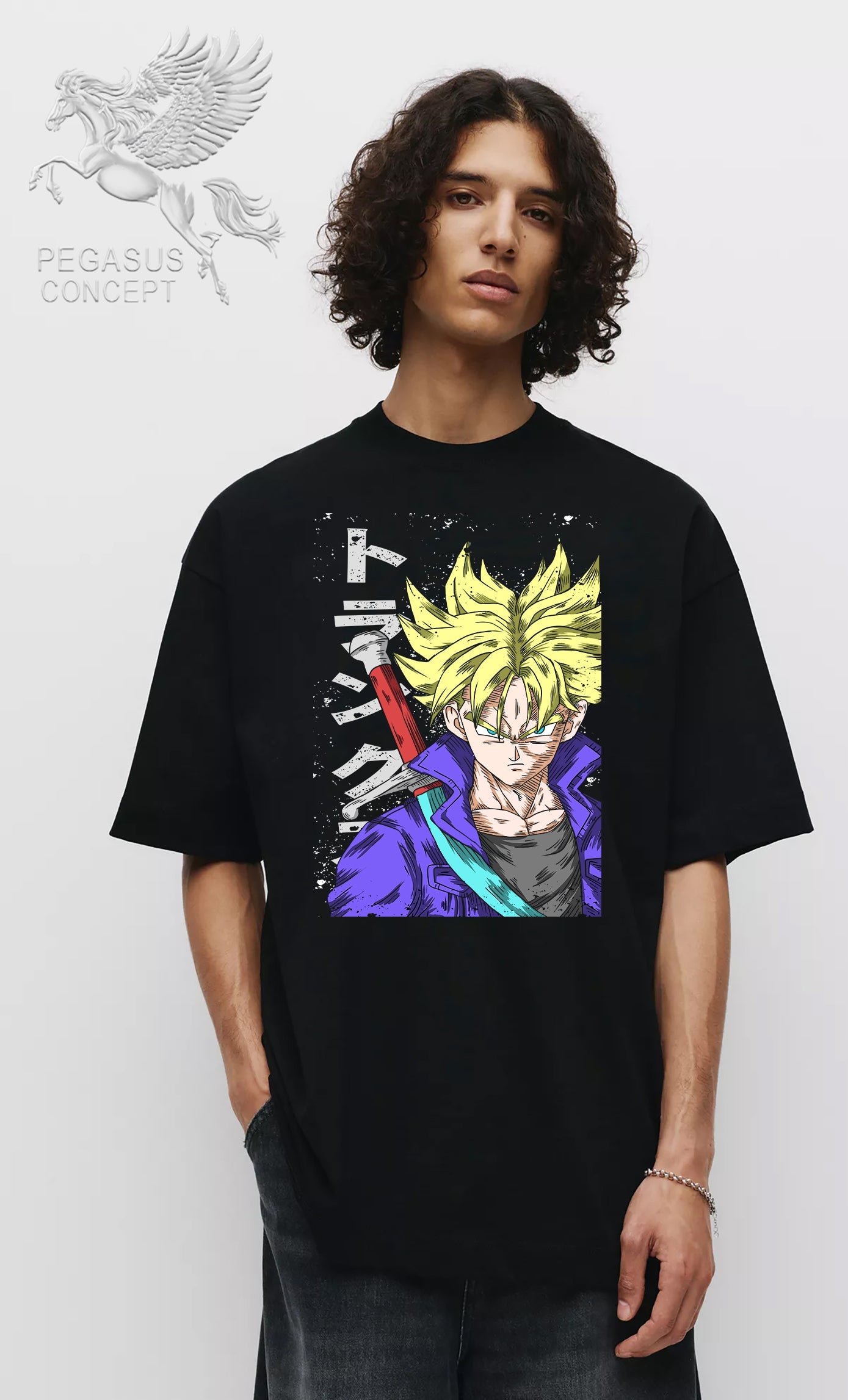 Μπλούζα μακό Premium ποιότητας σε χρώμα μαύρο με τύπωμα Dragon Ball Z