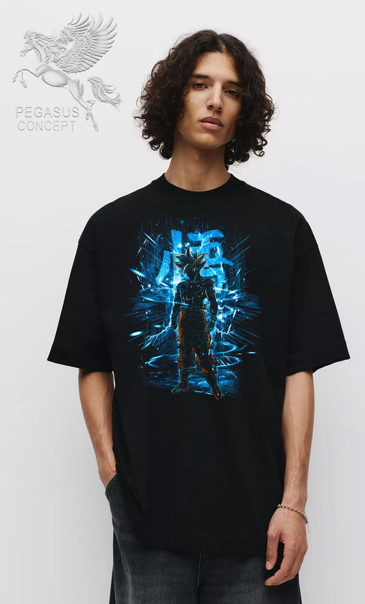 Μπλούζα μακό Premium ποιότητας σε χρώμα μαύρο με τύπωμα Dragon Ball Z