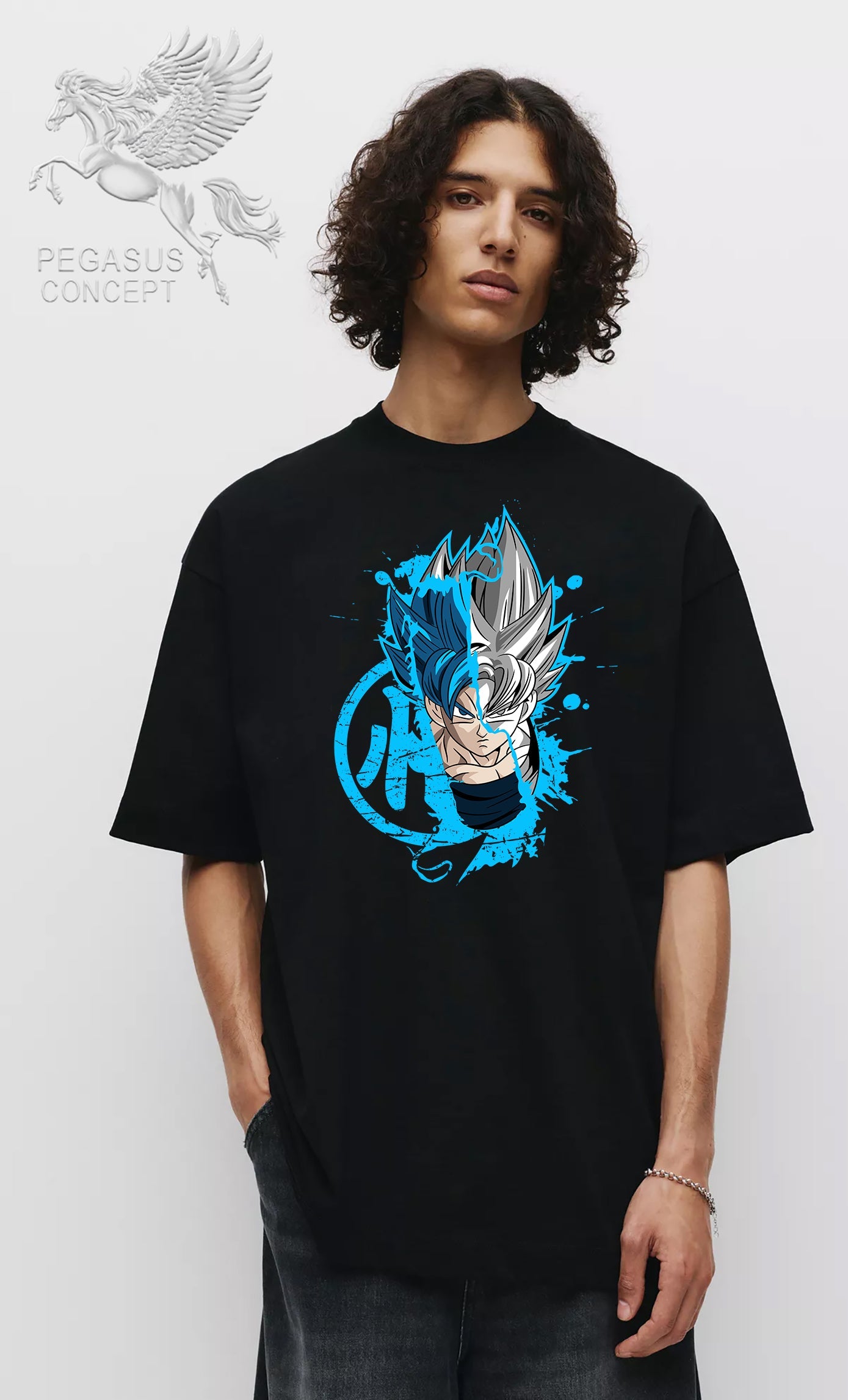 Μπλούζα μακό Premium ποιότητας σε χρώμα μαύρο με τύπωμα Dragon Ball Z