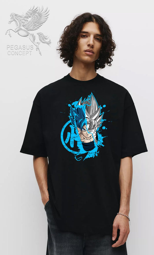 Μπλούζα μακό Premium ποιότητας σε χρώμα μαύρο με τύπωμα Dragon Ball Z