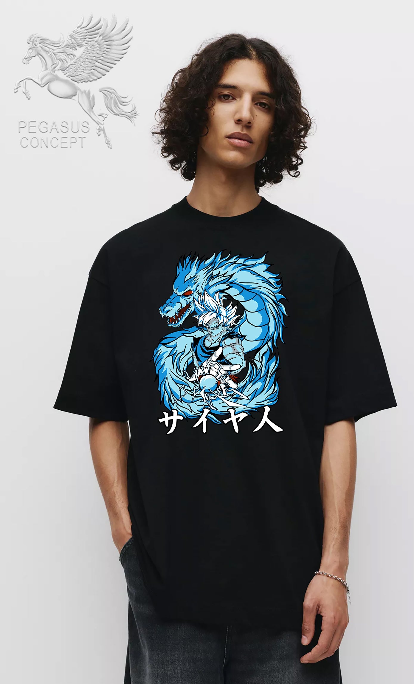 Μπλούζα μακό Premium ποιότητας σε χρώμα μαύρο με τύπωμα Dragon Ball Z