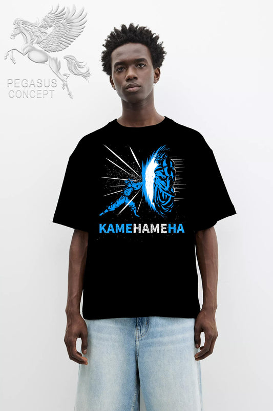 Μπλούζα μακό Premium ποιότητας σε χρώμα μαύρο με τύπωμα Hameha