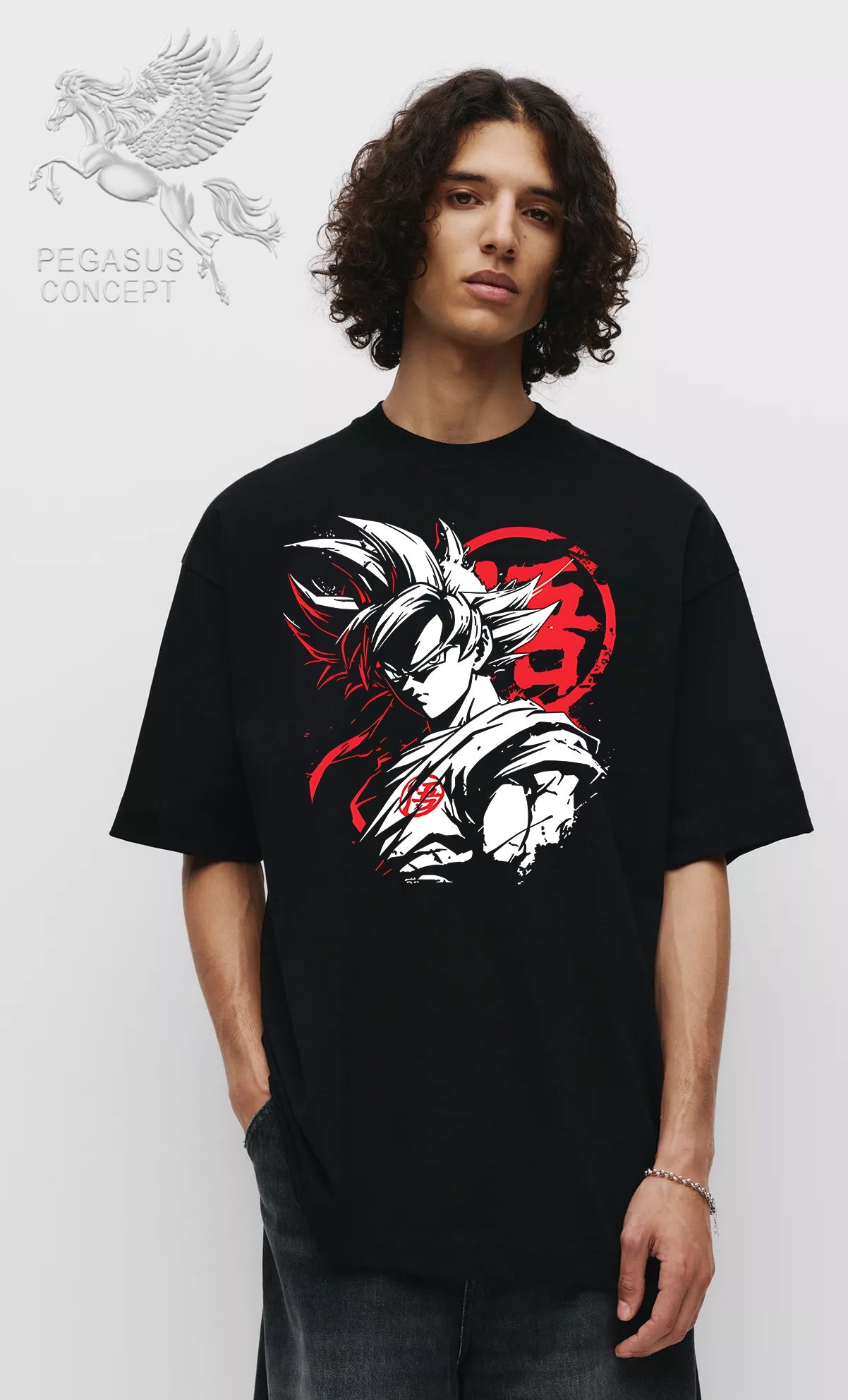 Μπλούζα μακό Premium ποιότητας σε χρώμα μαύρο με τύπωμα Dragon Ball Z