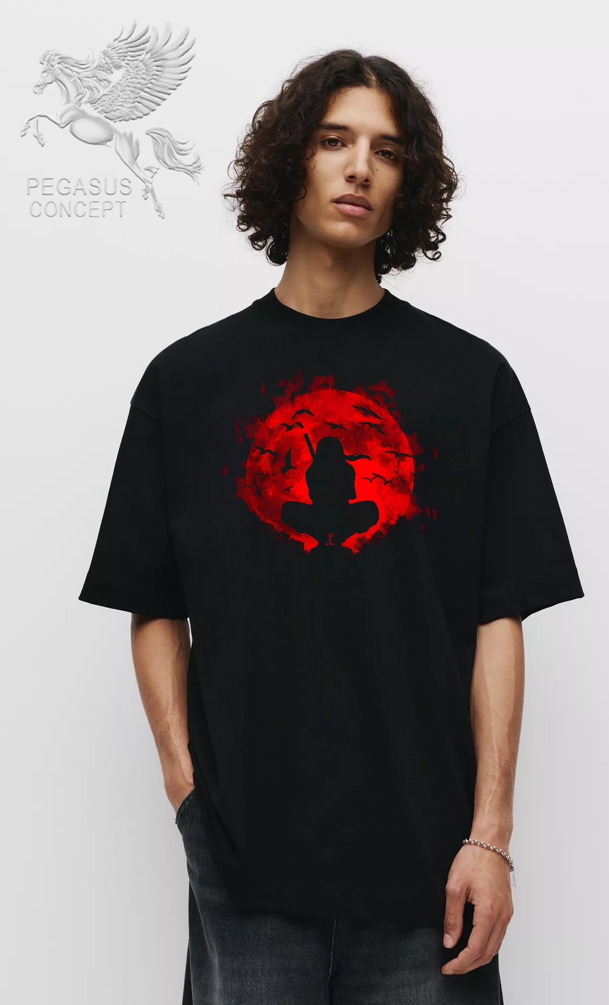 Μπλούζα μακό Premium ποιότητας σε χρώμα μαύρο με τύπωμα One Piece