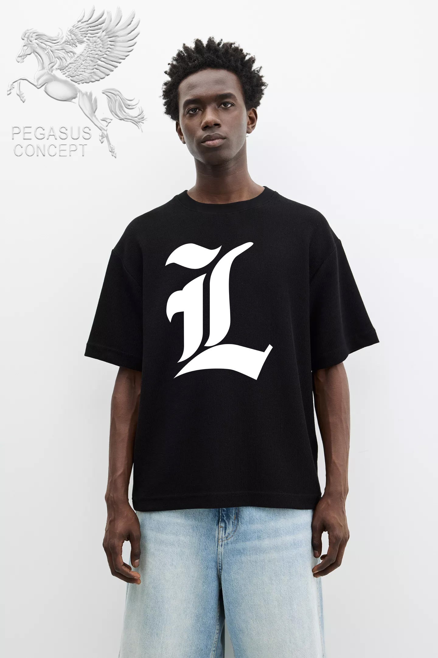 Μπλούζα μακό Premium ποιότητας σε χρώμα μαύρο με τύπωμα Death Note