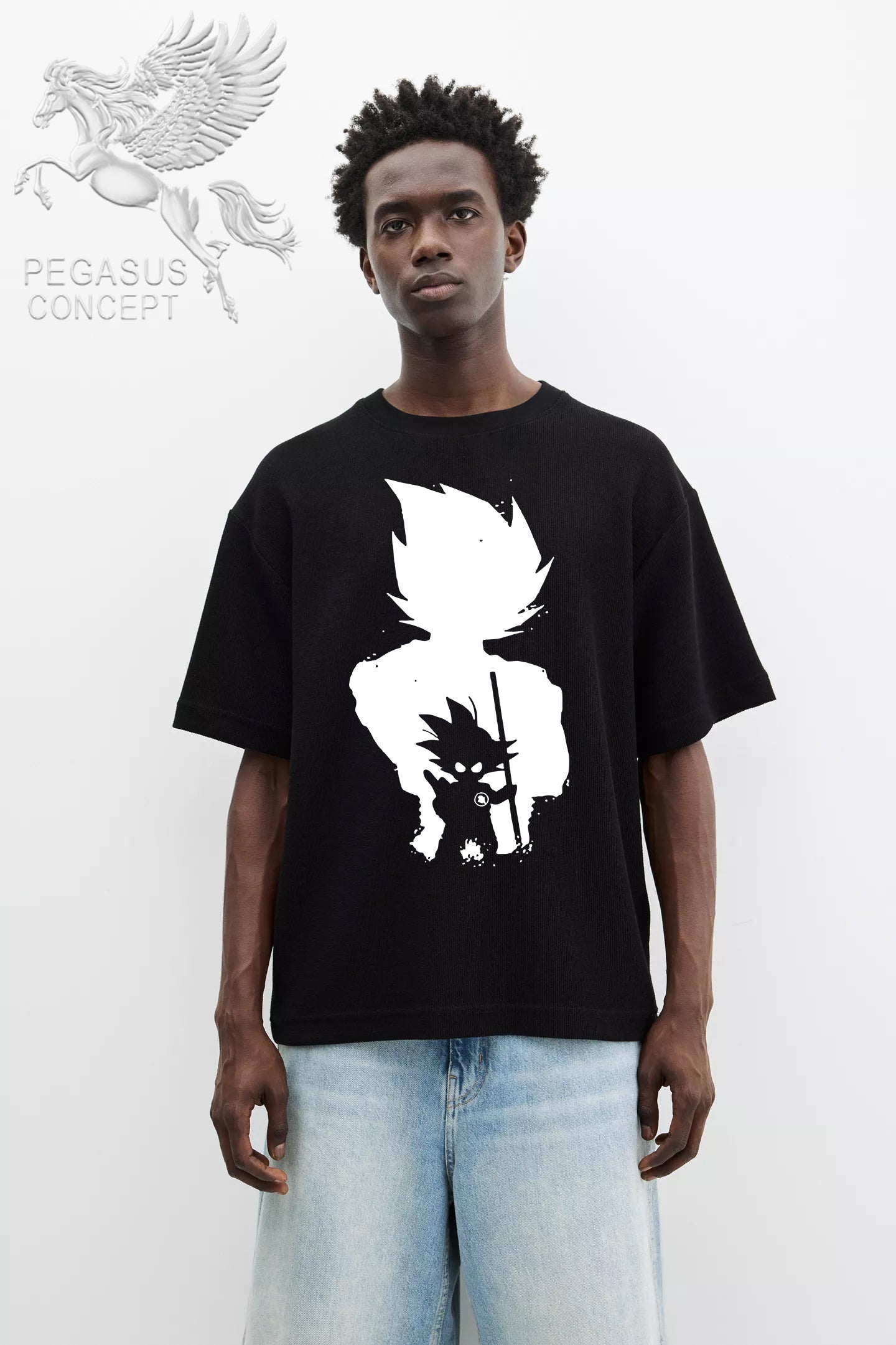 Μπλούζα μακό Premium ποιότητας σε χρώμα μαύρο με τύπωμα Dragon Ball Z