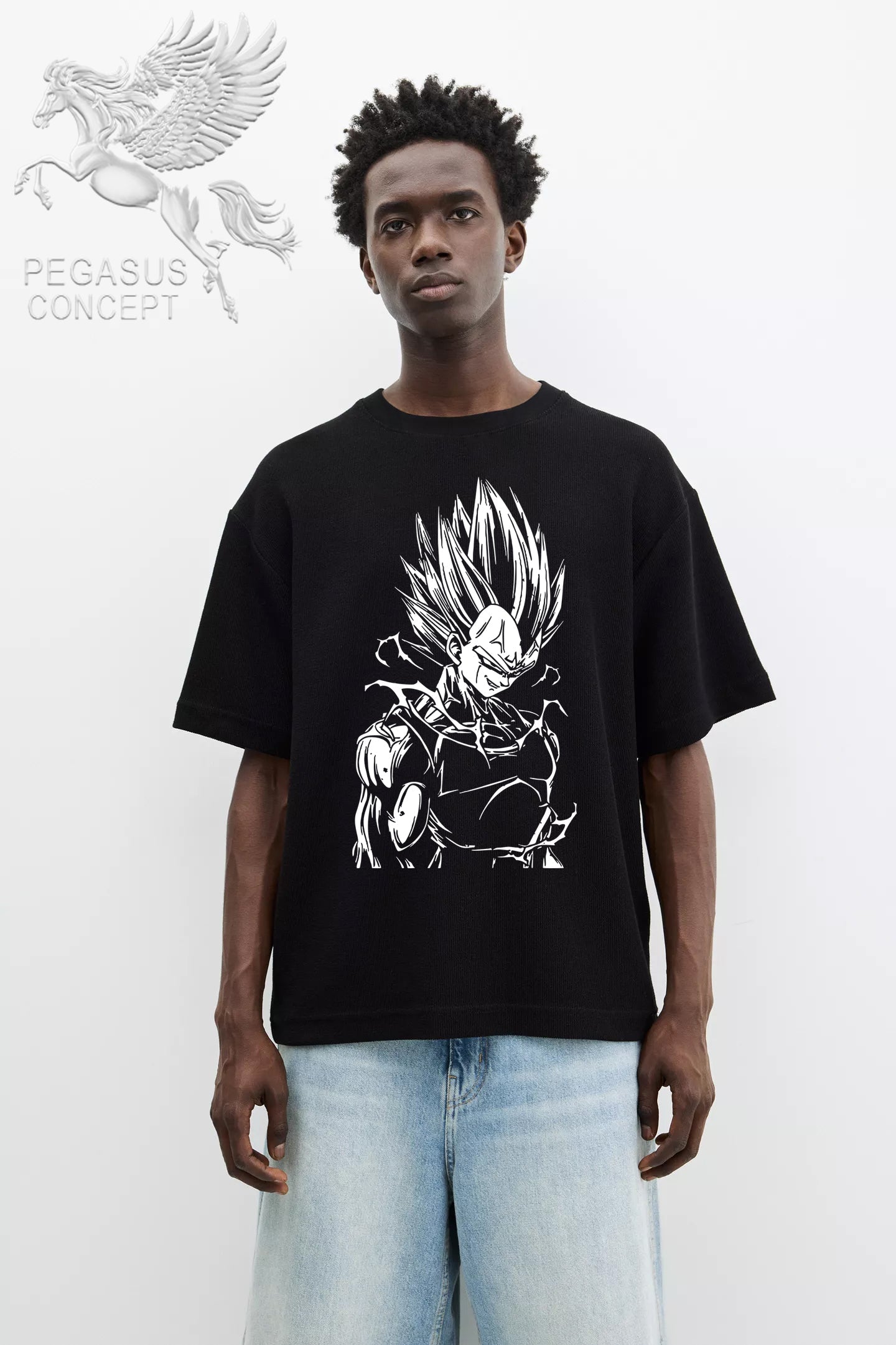 Μπλούζα μακό Premium ποιότητας σε χρώμα μαύρο με τύπωμα Dragon Ball Z