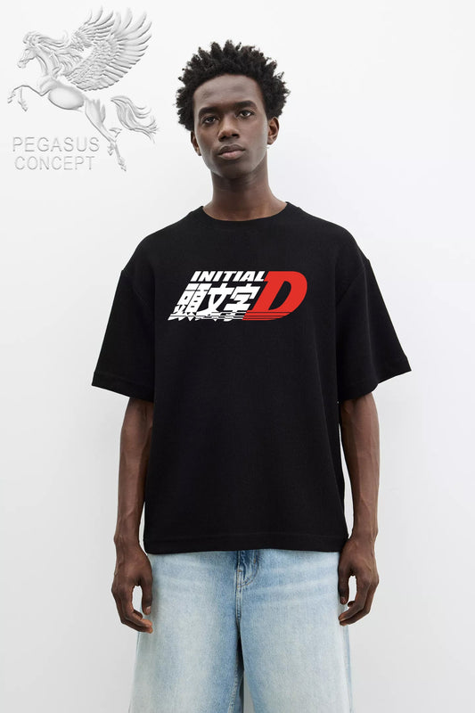 Μπλούζα μακό Premium ποιότητας σε χρώμα μαύρο με τύπωμα Άνιμε