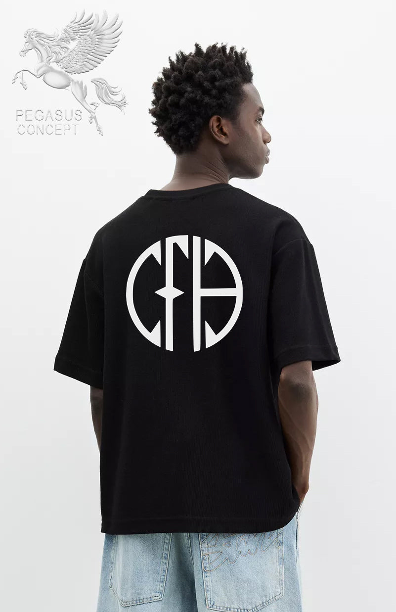 Μπλούζα μακό Premium ποιότητας σε χρώμα μαύρο με τύπωμα Παντελής Pantera