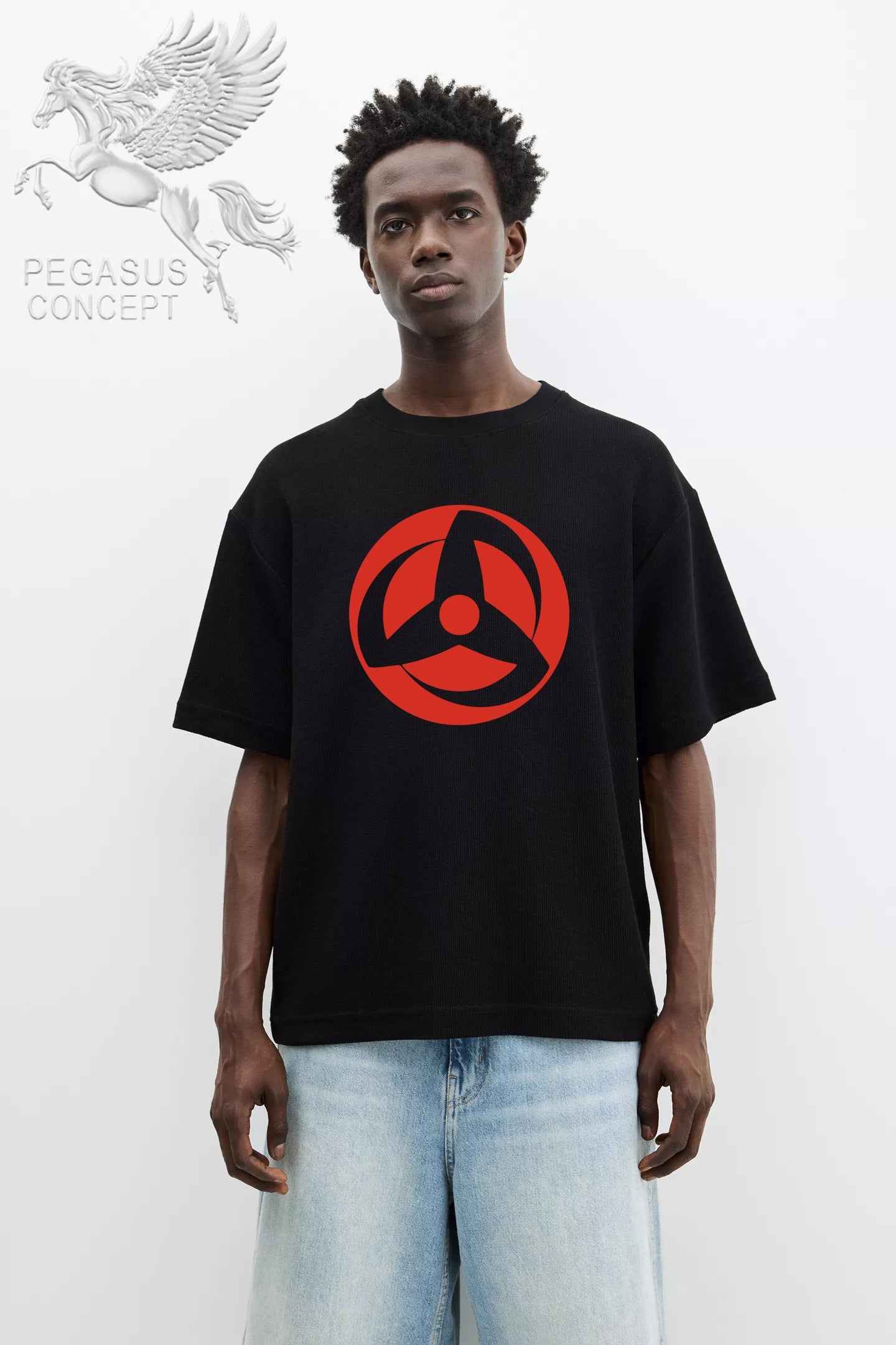 Μπλούζα μακό Premium ποιότητας σε χρώμα μαύρο με τύπωμα One Piece