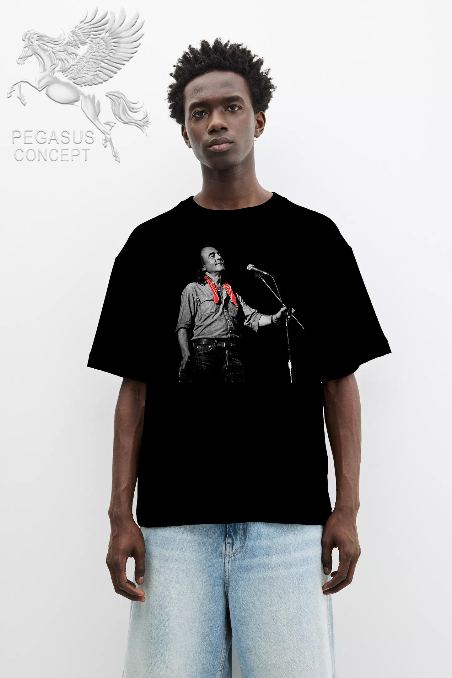 Μπλούζα μακό Premium ποιότητας σε χρώμα μαύρο με τύπωμα Παπάζογλου