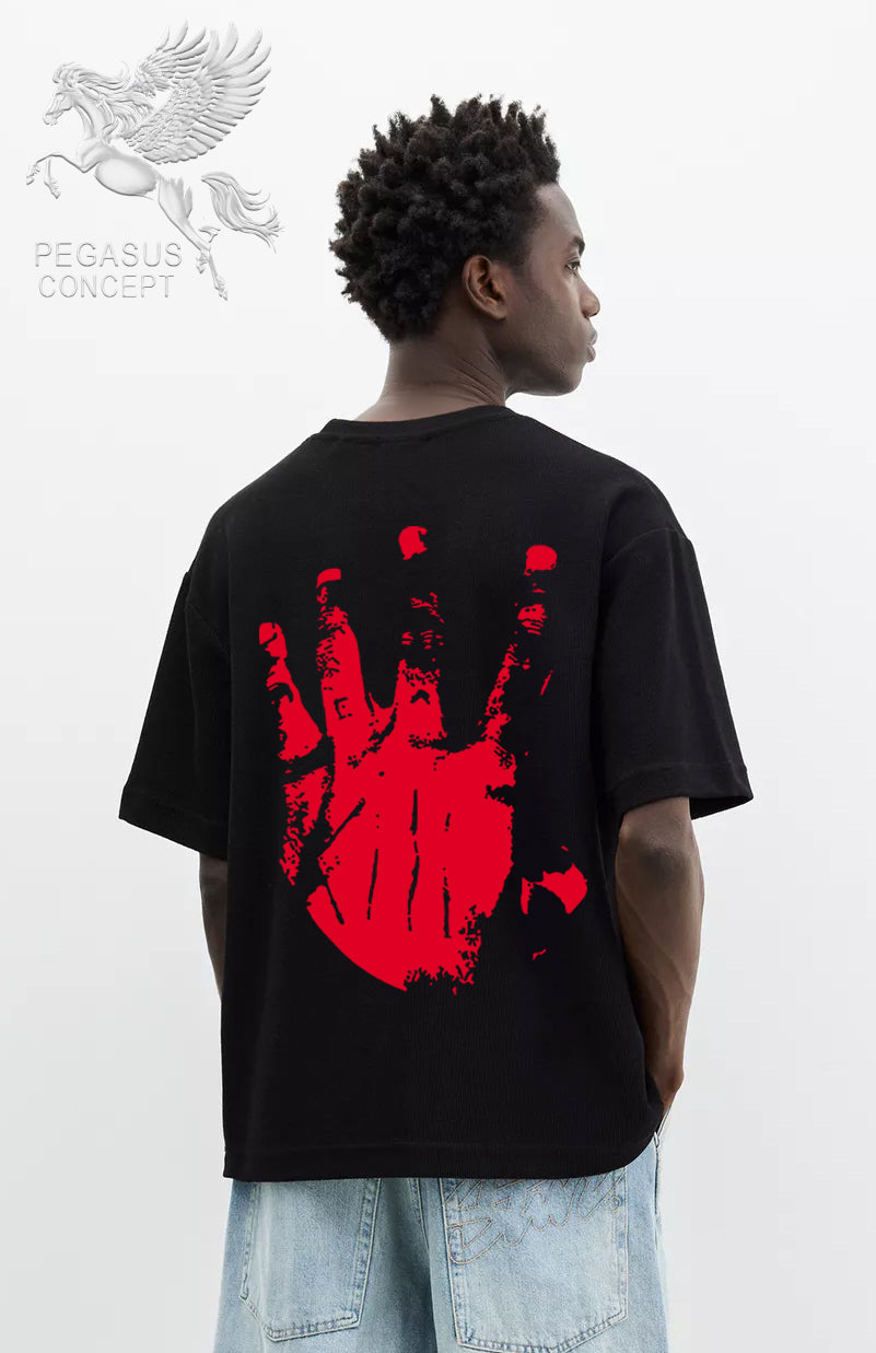 Μπλούζα μακό Premium ποιότητας σε χρώμα μαύρο με τύπωμα Revenge